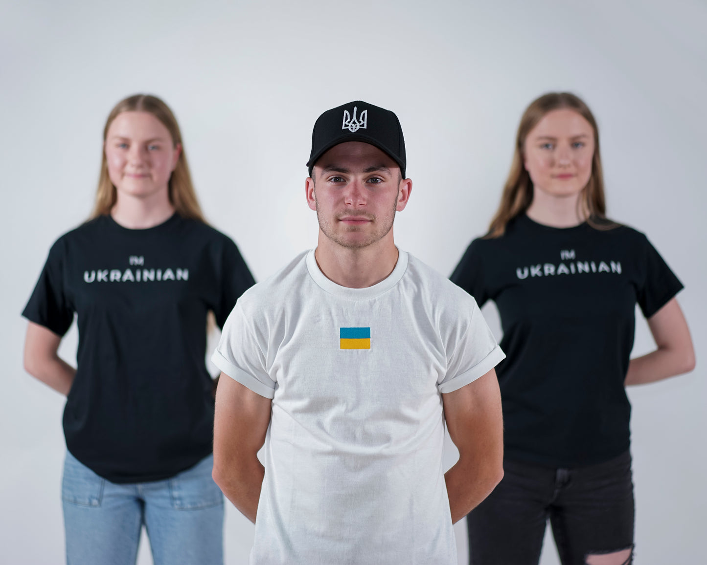 The Flag T-shirt | Embroidered Ukrainian Flag