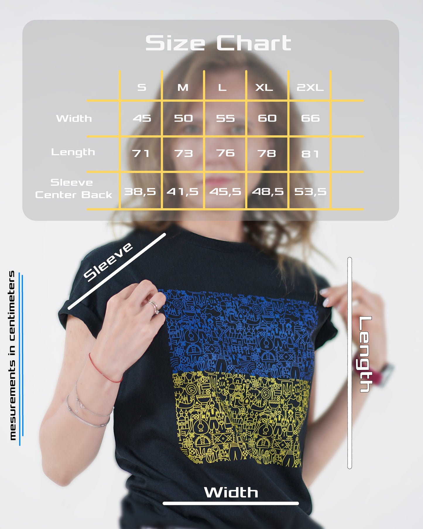 Parts of Nation | Ukrainian Flag T-shirt